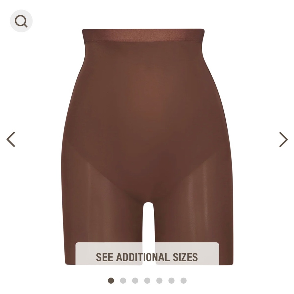 Skims Barely There Low Back Short Size Large Shapewear Gem